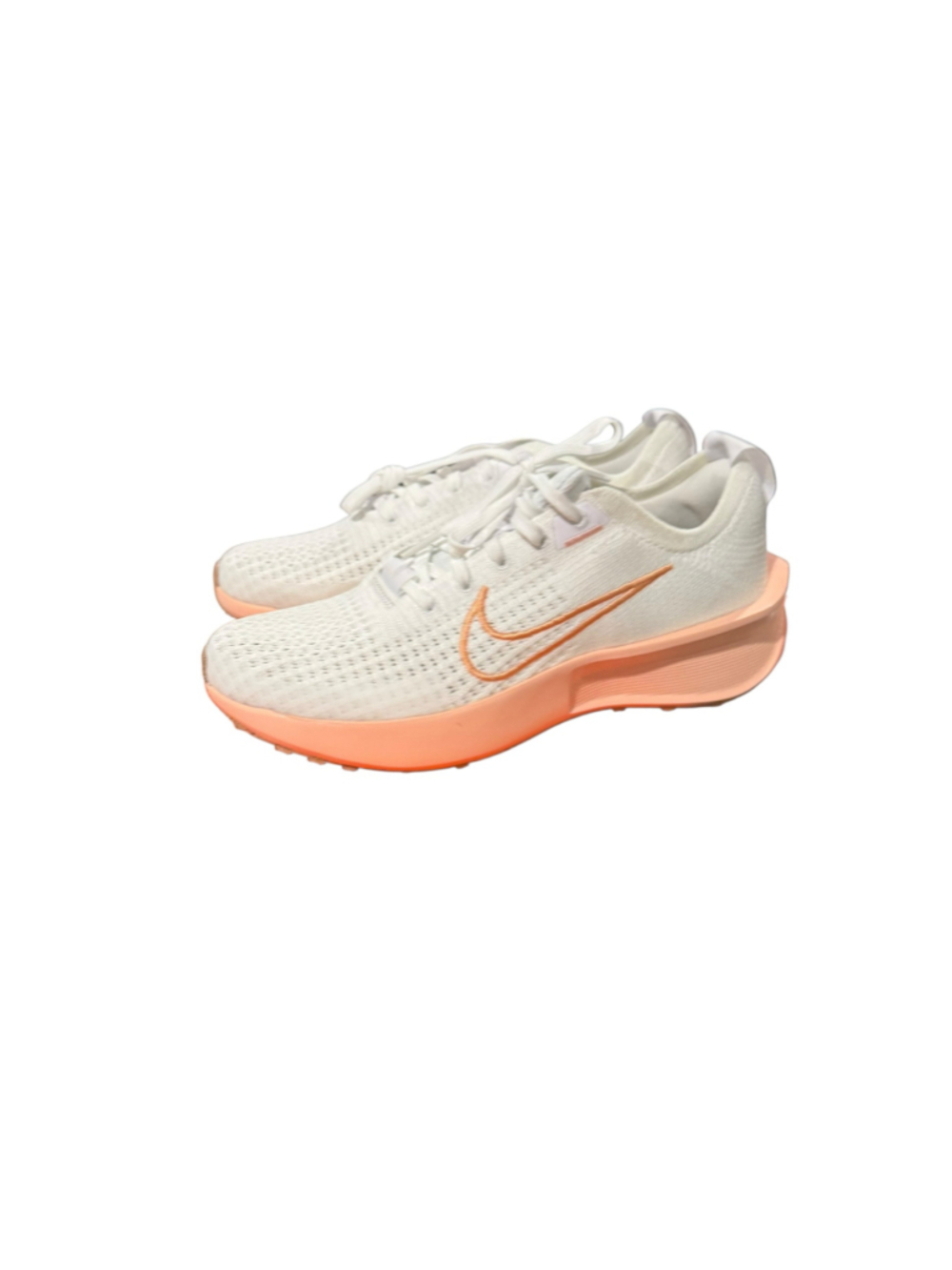 Women's Nike Interact Run Sneakers White Apricot Size 7